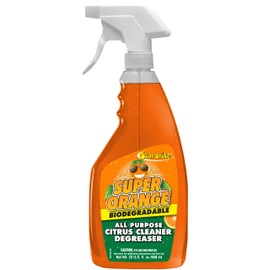 STAR BRITE Super Orange Citrus Cleaner Degreaser Spray - Powerful Formula for Dirt, Grime, Grease & Gummy Residue Removal - 22 OZ (094222)