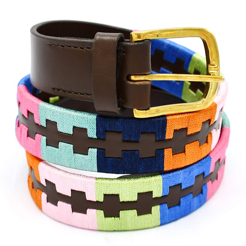 AAProTools Leather Multi Polo Belt Multi Coloured 42" BLT-09