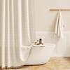 BTTN Extra Long Shower Curtain - 72x96 Inch Long Boho