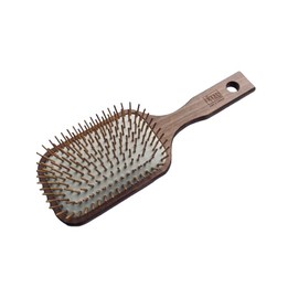 nippes Solingen Pneumatic Hair Brush | Reducing Split Ends | Paddle Brush Suitable for All Hair Types | Gentle Styling Without Hair Damage | Detangling and Straightening | Large, Rectangular