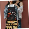 SHOWERORO 1pc Thanksgiving Theme Cooking Apron Apron for Bbq Grilling