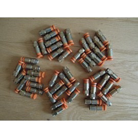 Belden SNS1P59 Snap-N-Seal F Male Orange Connector for RG59 Coax Pkg 50