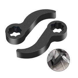 SQEJWSI 2Pcs Pry Bar Wrench Adapter & Ratchet Pry Bar Attachment for 1/2" 8pt Square Profile, Crowbar Adapter Head, Tight Space Half Shaft Removal Car Repair Tools