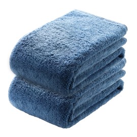 Air Kaol Daddy Boy Face Towel, Set of 2, Made in Japan, Imabari Towel, Fluffy, Absorbent, Quick Drying, 100% Cotton, Approx. 13.4 x 33.5 inches (34 x 85 cm), Asano Twine