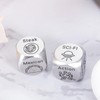 Santa Swap Gift Exchange Dice, Food Movie Dice, Stocking Stuffers
