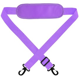 Adjustable Padded Shoulder Bag Strap Belt Laptop Briefcase Handbag Travel Gym (Purple)