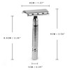 Qshave - Men or Women Short Handle Classic Double Edge