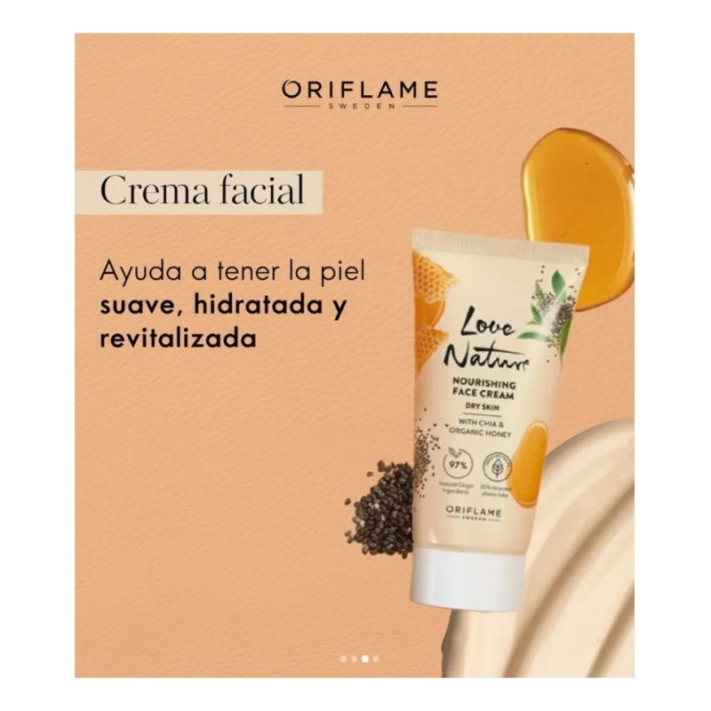 Locion Y Crema Love Nature De Oriflame Segun Necesidades