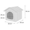 PillowPrim Dog Cave Bed, Cat Cave Bed, M (44 x