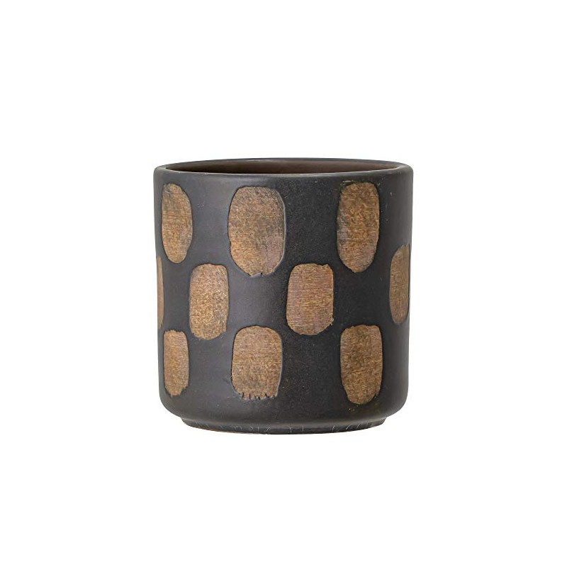 Bloomingville Flower Pot, Terracotta, Black