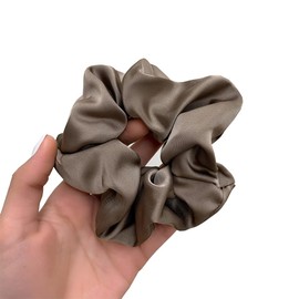 scicent Scrunchies Pack of 2 Women's Soft Silk Hair Bobbles Girls Satin Scrunchie for Long Fine or Thick Curly Hair Accessories - 507