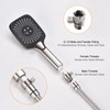 ChuangTim Brushed Nickel Water Flow Control Valve, 1/2" Shower Head