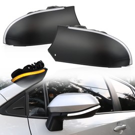 PGTOPONE Switchback White/Amber LED Side Rearview Mirror DRL Sequential Flash LED Turn Signal light Feature Compatible with Toyota Corolla 2020-2022 LE XLE SE XSE Hybrid