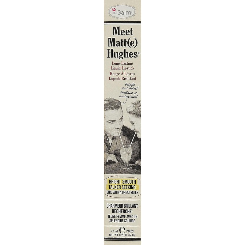 theBalm Meet Matte Hughes Liquid Lipstick, Dedicated, Pack of 1