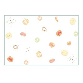Kamiojapan Lunch Cloth, Rectangle Lunch Cloth, Girls, 223575, Cat Baker, Medium