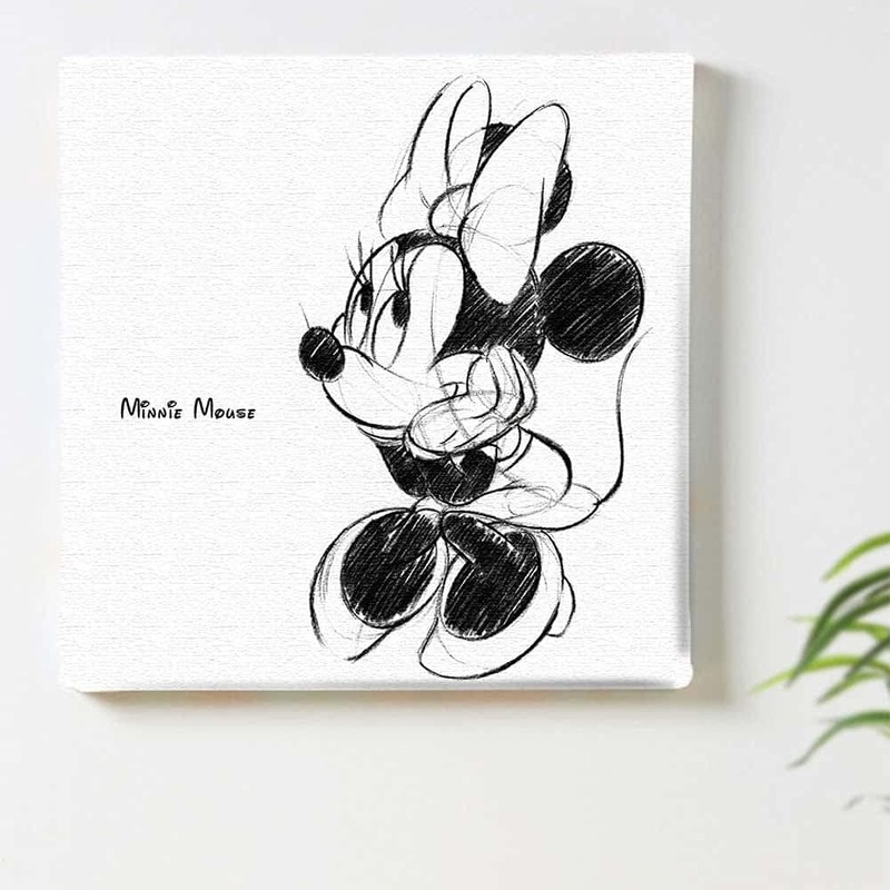[a-toderi] Minnie Mouse Fabric Panel | Wall Hanging Decor DSN