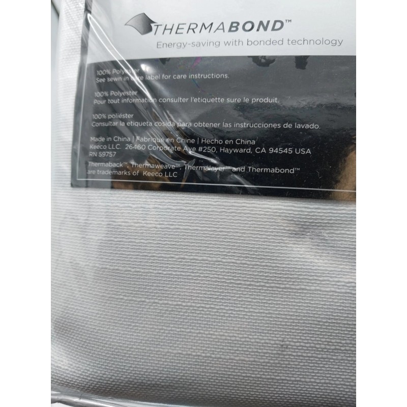 Eclipse Blackout Grommet Panel Curtain 50 x 63in Andes Grommet