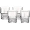 Bormioli Rocco Novecento Barware DOF Glass, Stackable, Set Of 4,