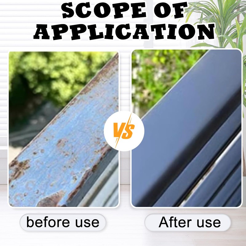 Weatherproof Rust Converter Paint For Metal,Rust Remover for Metals and