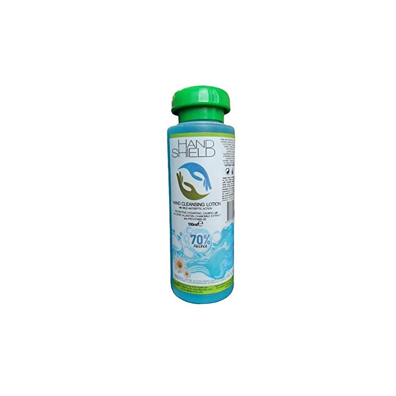 4 x Hand Shield Hand Cleansing Hygiene Lotion 100ml 70%