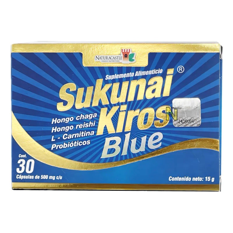Sukunai Kiros Blue Hongo Reishi Caps Naturacastle Sabor