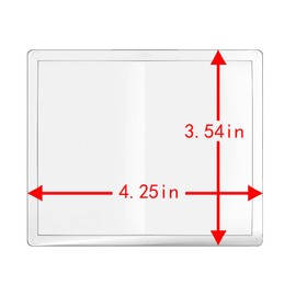 2-Pack Welding Helmet Magnifying Lens, 2.0 Magnification, 3.54 in x 4.25 in, Magnifying Glass Cheat Compatible with Most Welding Helmets 2.0(3.54" x 4.25")