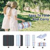 sapsisel - Manta de Picnic de 80 x 80 Pulgadas,