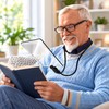 5X Neck-Worn Magnifying Glass for Reading – Adjustable Hands-Free Large