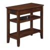 Convenience Concepts American Heritage One-Drawer End Table w/Charging Station in