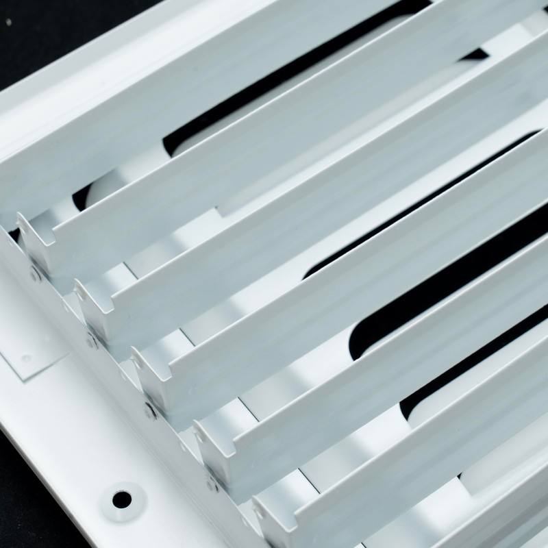 Fits 12x6 Duct Opening 3 Way Fixed Curved Blade Air
