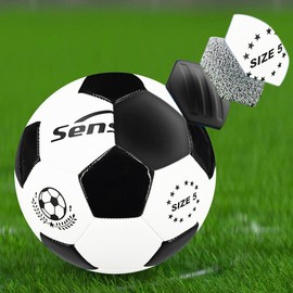 Senston #5 Soccer Ball - Training Game Soccer Adult and Youth Soccer Pump Included