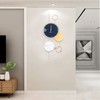 Blue And Gold Wall Clocks W/Hook 30" Large Wall Clock