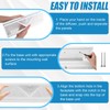 2 Pcs 18 Inch White Baseboard Register(Duct Opening Size), Baseboard