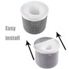 VSECUON Pool Skimmer Socks,12 Pack Pool Filter Socks Reusable Pool