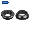sourcing map 20Pcs Rubber Grommets 25mm Mount Dia, for 20mm