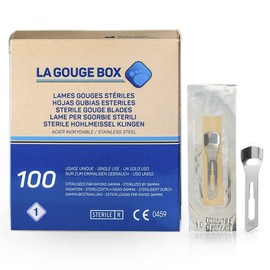 May Gouge Chisel Blades 100 Pieces Figure 10 Individually Sterile Packed