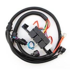 FORLETOR Dual Speed Electric Fan Control Wiring Harness Kit 674-00923 Fit for Chevy Silverado Avalanche Suburban Tahoe GMC Sierra Yukon, Retrofit Stand Alone Electric Fan Harness