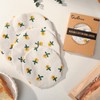 Reusable Bowl Covers for Bread Proofing Baking Embroidered Daisy Linen
