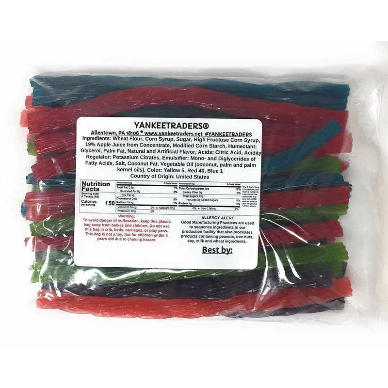 Assorted Fruit Licorice Twists 12 oz. Bag