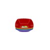 ECO Reusable Unbreakable Colourful Plastic Square Bowls Set-of-4 - Shatterproof