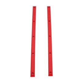 WQAPVHBG 2Pcs Skateboard Rails for Deck, POM Stable Skate Rails, 14.1 x 0.7in Skateboard Deck Rails with 11Pcs Installation Screws for Protecting the Back of Longboard Skateboard