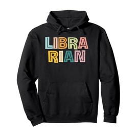 School Librarian, gift for library day, Teacher Appreciation Pullover Hoodie
