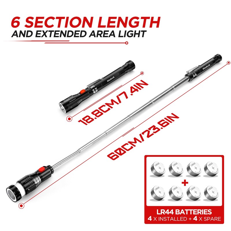 Gifts for Men, Extendable Telescoping Magnetic Pickup Tools, Anniversary Birthday