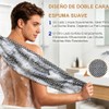 LEKOU 2PCS 9 x 40IN Toallas De Baño Exfoliantes