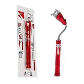 Steel Force Extendable LED Flashlight with Telescoping Magnet Pickup Stick/Sweeper