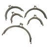 5PCS Purse Frame, Metal Kiss Lock, 5 Sizes Bronze Tone