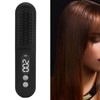 Heated Hair Straightening Brush Negative Ions 30s Fast Heating Rechargeable