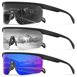 KALIYADI Mens Polarized-Sunglasses Sport Sunglasses: Running Sun Glasses Men Women UV400 Protection for Cycling