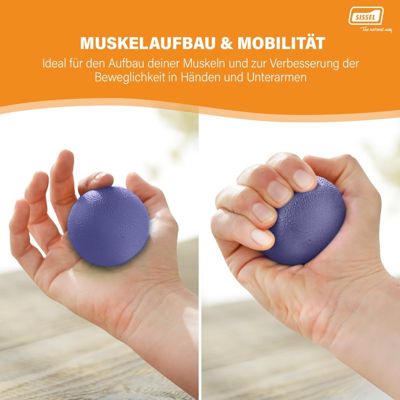 Sissel Press Ball, blue, medium