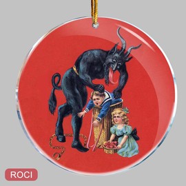 Gruss Vom Krampus Horror Christmas Ornament - Christmas Ornaments - Christmas Decorations - Christmas Tree Decorations Idea for Women Men Family Coworkers